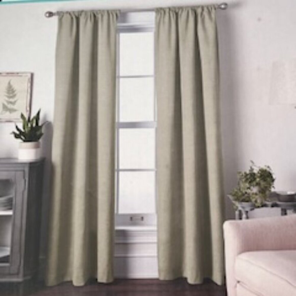 NEW Martha Stewart Concord 84” Rod‎ Pocket 2 Panels 84” NWT